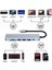 USB Type-C To 4K@30Hz HDMI Kablosu + Sd/ Tf Kart Okuyucu + Usb3.0 + 2xusb2.0 + Pd 87W Çevirici Kablo 5