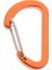 4mm Mini Alüminyum Alaşım Karabiner Açık D Şekli, 1.57 x 0.96 Inç Kumlu Turuncu (Yurt Dışından) 2