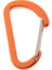 4mm Mini Alüminyum Alaşım Karabiner Açık D Şekli, 1.57 x 0.96 Inç Kumlu Turuncu (Yurt Dışından) 4