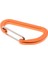 4mm Mini Alüminyum Alaşım Karabiner Açık D Şekli, 1.57 x 0.96 Inç Kumlu Turuncu (Yurt Dışından) 5