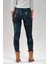 1006-KADIN Desenli Skinny Fit Likralı Pantolon 1