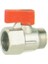 Metal Mini Küresel Vana 3/4-" 1