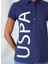 Bisiklet Yaka Baskılı Lacivert Kadın T-Shirt GUAY 5