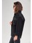 4242-Kadın Denim Siyah Ceket 1