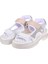 Cırtlı Comfort Kadın Sandalet SMS-4740 Beyaz 4