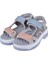 Cırtlı Comfort Kadın Sandalet SMS-4740 Gri Multi 4