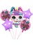 Unicorn Lol Surprise Balon Seti Lol Bebek Balon Seti Lol Doğum Günü Parti Seti 1