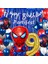 Spiderman Örümcek Adam Balon Set Balon Folyo Set Spiderman Konsept Doğum Günü Set 9 Yaş Balon 1