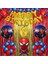 Spiderman Örümcek Adam Balon Set Balon Folyo Set Spiderman Konsept Doğum Günü Set 6 Yaş Balon 1