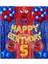 Spiderman Örümcek Adam Balon Set Balon Folyo Set Spiderman Konsept Doğum Günü Set 5 Yaş Balon 1