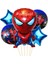 Spiderman Örümcek Adam Balon Set Balon Folyo Set Spiderman Konsept Doğum Günü Set Yaş Balon 1