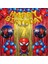 Spiderman Örümcek Adam Balon Set Balon Folyo Set Spiderman Konsept Doğum Günü Set 7 Yaş Balon 1