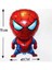 Spiderman Örümcek Adam Balon Set Balon Folyo Set Spiderman Konsept Doğum Günü Set 7 Yaş Balon 3