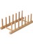 Bambu Ahşap Tabaklık Tabak Standı 27,5 cm x 12 cm 1