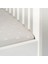 IKEA Lenast, Lastikli Bebek Çarşafı, 60X120 Cm, Beyaz-Kahverengi 3