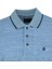 Erkek Polo Yaka Cepli Kısa Kollu Puntolu Kırçıllı Desenli Tam Kalıp Normal Kesim Pamuklu Kumaş T-Shirt 4