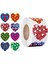 500PCS Kalp Çıkartmaları 1 Inç Için Kendi Yapışkan Renkli Dekoratif Çıkartma Etiketleri (Yurt Dışından) 3