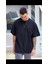Yeni Sezon Oversize Rahat Kalıp Düz Renk Sade T-Shirt Unisex Erkek Kadın Yazlık Tişört 3