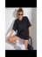 Yeni Sezon Oversize Rahat Kalıp Düz Renk Sade T-Shirt Unisex Erkek Kadın Yazlık Tişört 4