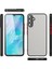 Samsung Galaxy A14 Kapak ile Uyumlu Kamera Korumalı Silikon Kenarlı Renkli Düğmeli Arkası Mat Silikon Kılıf - Siyah 5