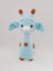 Mavi Tatlı Zürafa Amigurumi Organik Oyuncak 2