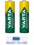 4 Adet 2600MAH Ni-Mh Ready To Use Aa Şarjlı Kalem Pil Yüksek Verimlilik Varta 2600-4 5