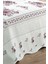 Çift Kişilik Microfiber Kapitone Yatak Örtüsü Flower Lila 5