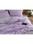 Sheri Home Lilac Düz Desen Çift Taraflı Çift Kişilik Nevresim 200 x 220 Pamuk01453020 3