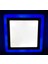 Çift Renkli 18+6 W LED Panel Sıva Üstü Kare Spot Armatür (Mavi - Beyaz) 1