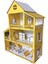Ahşap Oyun Evi 80CM 27 Eşya Sarı Isim Yazılır Belinay 80CM 27 2