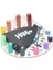 Pearls Ticaret HMH-239 Hamaha Ahşap Geometrik Logaritmik Saat 4