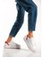 MB6303-BK Kadın Kalın Taban Kırmızı Beyaz Hakiki Deri Sneaker & Spor Ayakkabı 1
