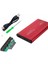 2.5 Inç Kırmızı Sata Harddisk Kutusu - Metal Notebook HDD Hard Disk Kutu - Kırmızı 1