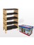 Rattan Plastik 5 Katlı Ayakkabılık 1