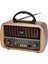 NS-8067 Retro Radyo Nostaljik Tf USB Bluetooth Hoparlör 1