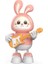 YY Store Çocuk Müzik Oyuncakları Gitar Tavşan Oyuncaklar Şarkı Söyleyebilir ve Dans Edebilir Müzik Işıkları Eğitici Erken Eğitim Oyuncaklar (Yurt Dışından) 1