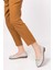 Hakiki Deri Kadın Günlük Loafer VDT.851 - Buz Gri - 41 1