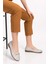 Hakiki Deri Kadın Günlük Loafer VDT.851 - Buz Gri - 41 2