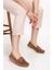 Hakiki Deri Süet Esnek Hafif Rahat Loafer SW.755 - Taba - 38 4