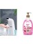 Sensörlü Fotoselli Sıvı Sabunluk 10X5X21CM Ve1 Adet 392ML Sıvı Sabun Amber ve Gül 1