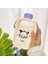 Girls Cute Plastic Cup Strap Portable Water Bottle With Strap (Yurt Dışından) 3