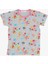 Kız Bebek Kısa Kollu Pijama Takımı Safari Temalı 9 Ay-3 Yaş, Gri Melanj 3