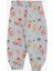 Kız Bebek Kısa Kollu Pijama Takımı Safari Temalı 9 Ay-3 Yaş, Gri Melanj 4