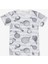 Kız Bebek Kısa Kollu Pijama Takımı Uçan Balon Desenli 9 Ay-3 Yaş, Ekru 3