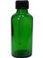 10 Adet Kapaklı Yeşil Cam Şişe 50 ml 1