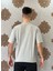 Store Erkek Oversize Baskılı Pamuklu Kısa Kollu T-Shirt 3