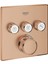 Grohtherm Smartcontrol Üç Valfli Akış Kontrollü, Ankastre Termostatik Duş Bataryası - 29126DL0 1