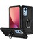 Xiaomi 12 Pro Için Halka Tutuculu Çift Katmanlı Telefon Kılıfı - Siyah (Yurt Dışından) 1