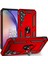 Samsung Galaxy A54 Için Halka Tutuculu Çift Katmanlı Telefon Kılıfı - Kırmızı (Yurt Dışından) 1