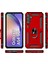 Samsung Galaxy A54 Için Halka Tutuculu Çift Katmanlı Telefon Kılıfı - Kırmızı (Yurt Dışından) 5